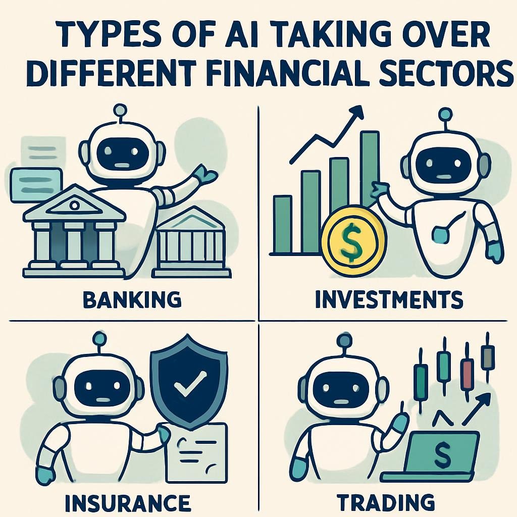 Types of AI Taking Over Different Financial Sectors
