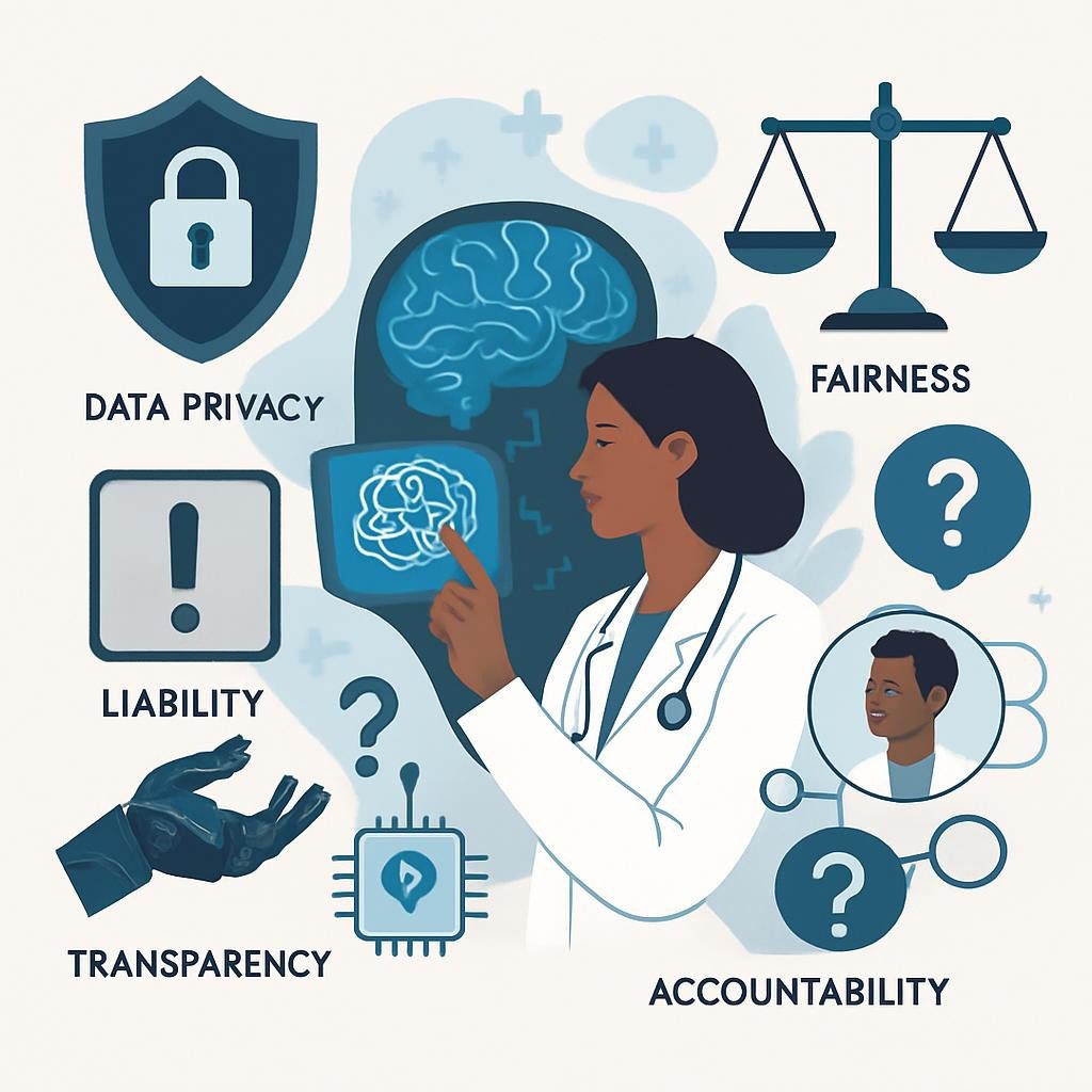 Challenges and Ethical Considerations in Healthcare AI