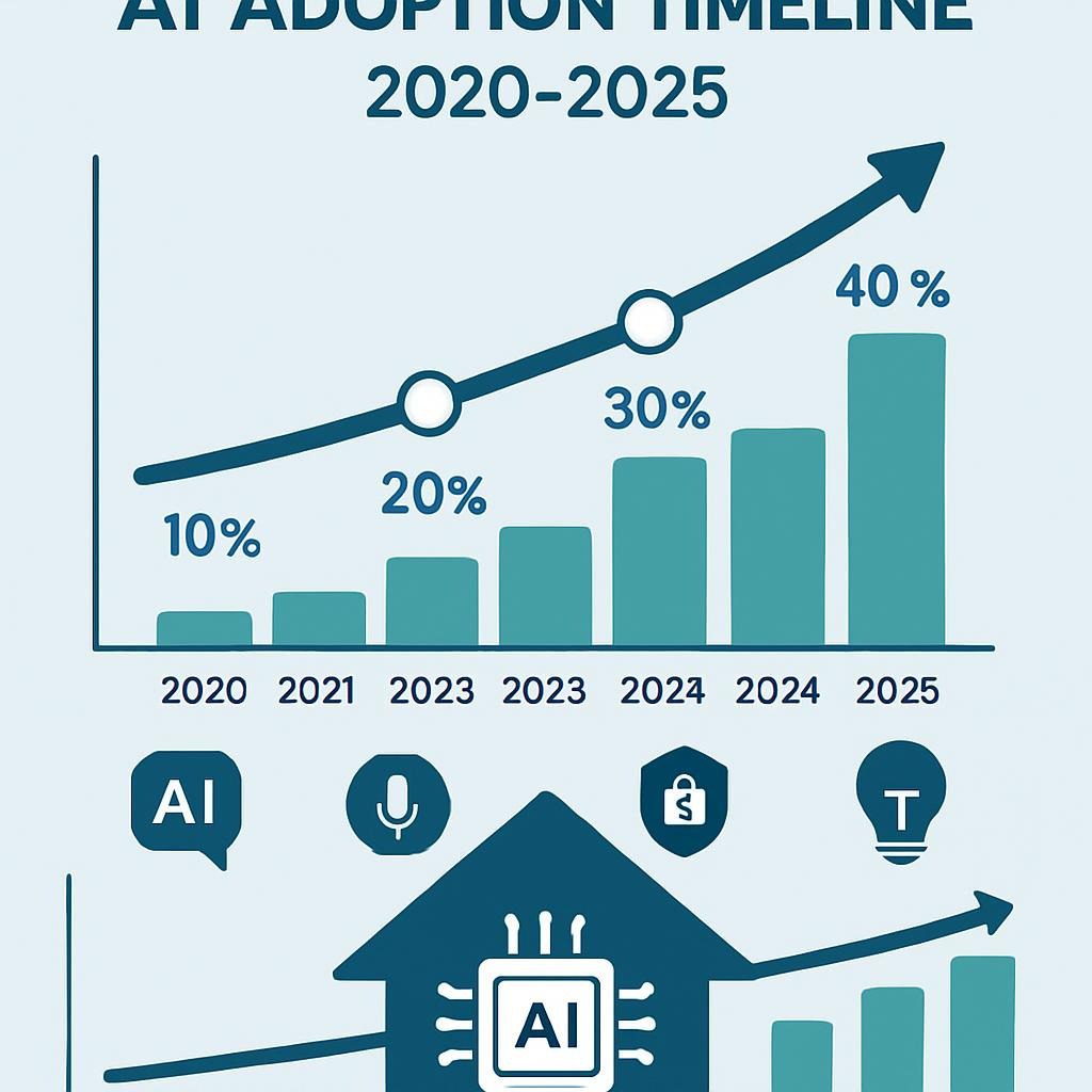 Smart Home AI Adoption Timeline 2020-2025