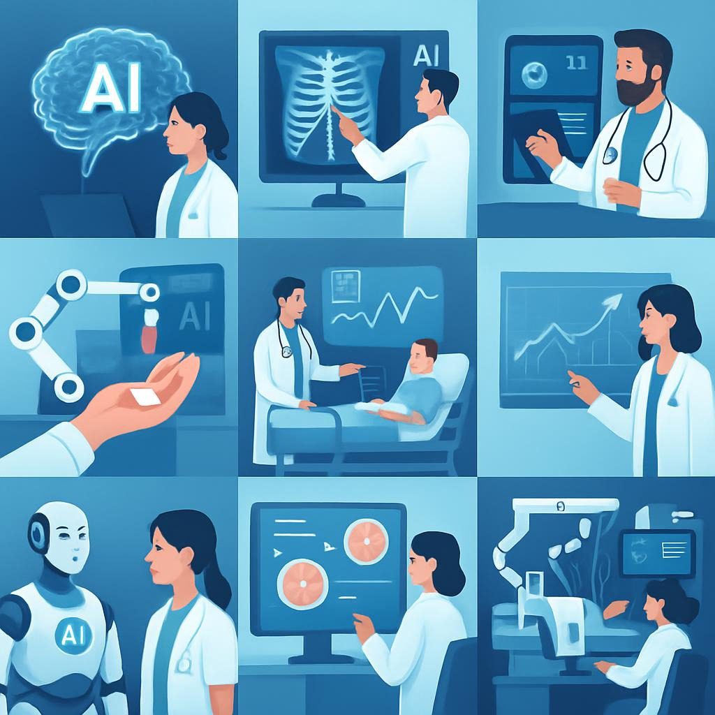 Top 10 AI Applications Revolutionizing Healthcare in 2025