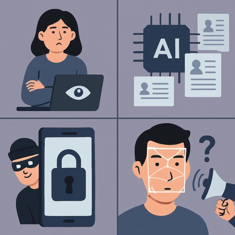AI privacy issues examples