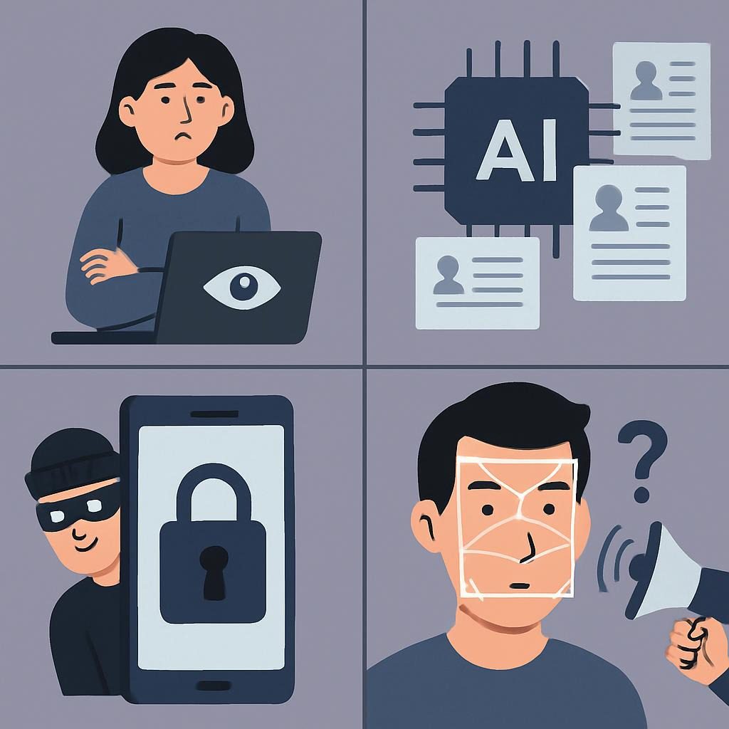 AI privacy issues examples